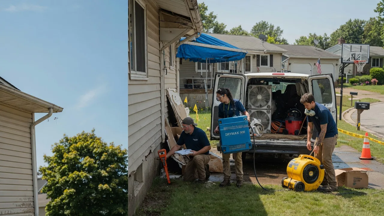 Ceiling Leak Cleanup in Yeaddiss, KY near me